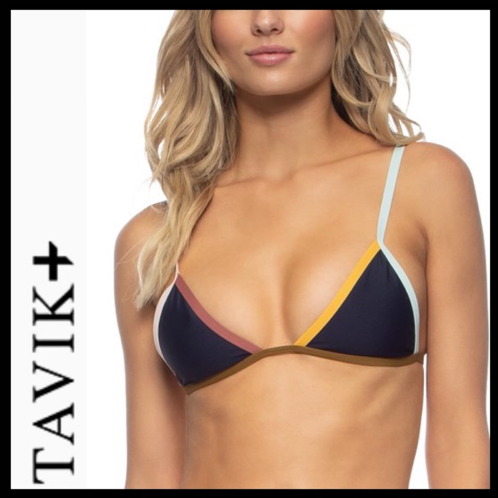 NWT Tavik Jett Triangle Colorblock Top - Picture 2 of 8